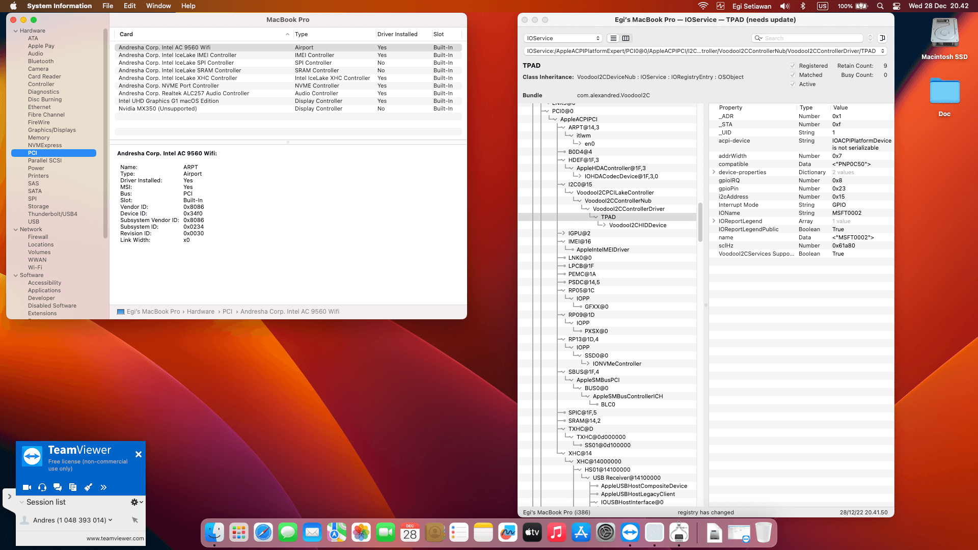 Lenovo Ideapad Slim 5 15IIL05 [IceLake   Intel UHD Graphics G1 + I2C]   OpenCore 8